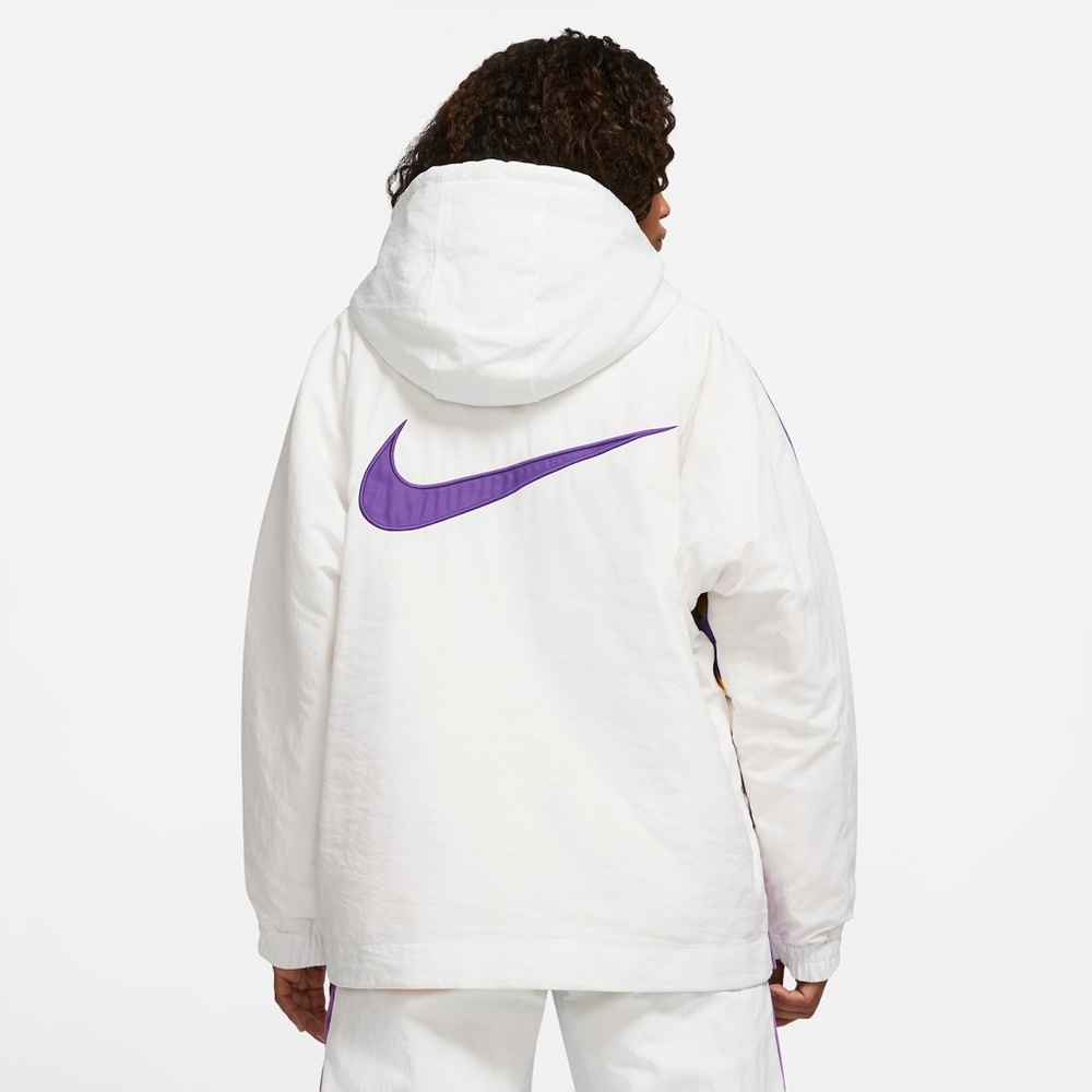 Nike x Ambush NBA Collection Lakers Jacket White Purple Gold Limited Edition - Picture 6 of 9